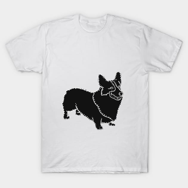 Connect The Corgi Dots T-Shirt by lalanny